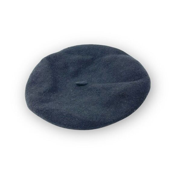 Cato Hat Black Wool Felt Classic Beret Cap Cabbie Ivy Newsboy Women’s OSFM - Picture 8 of 10